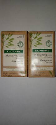 BUY 2 X Klorane Ultra-Gentle Shampoo Bar w/ Oat 2.8 OZ EA GET 1 FREE