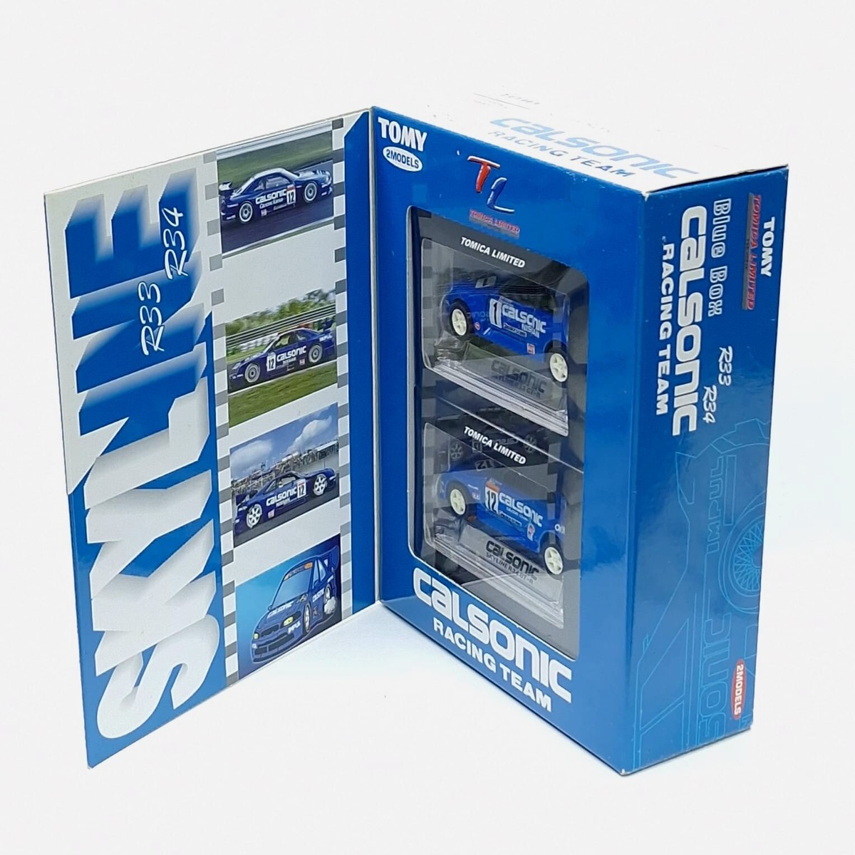 TOMICA LIMITED TL Dual Box CALSONIC RACING TEAM NISSAN SKYLINE GT