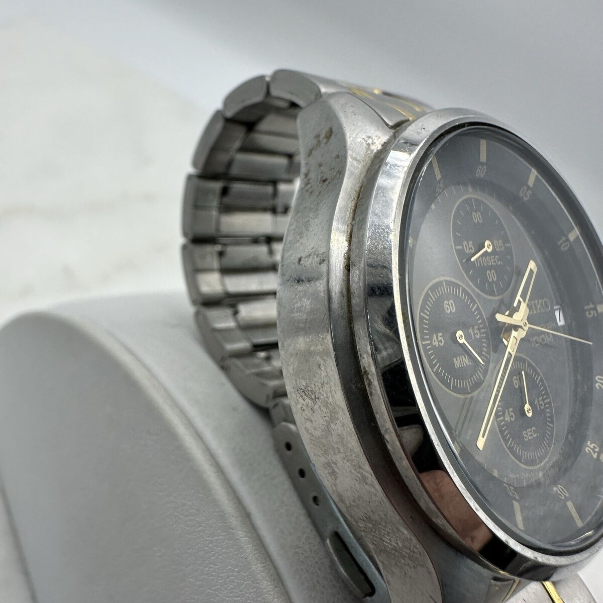 SEIKO 4T57-00G0 CHRONOGRAPH 42mm Men's Watch New Battery SEIKO 4T57-00G0 CHRONOGRAPH 42mm Men's Watch New Battery