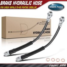 2x Manguera hidráulica de freno delantero para Chevrolet Impala 1979-1985 Pontiac Cadillac