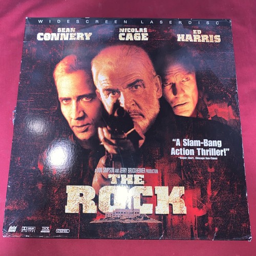 The Rock (1996) Widescreen Laserdisc - Sean Connery, Nicolas Cage, Ed Harris - Picture 1 of 7