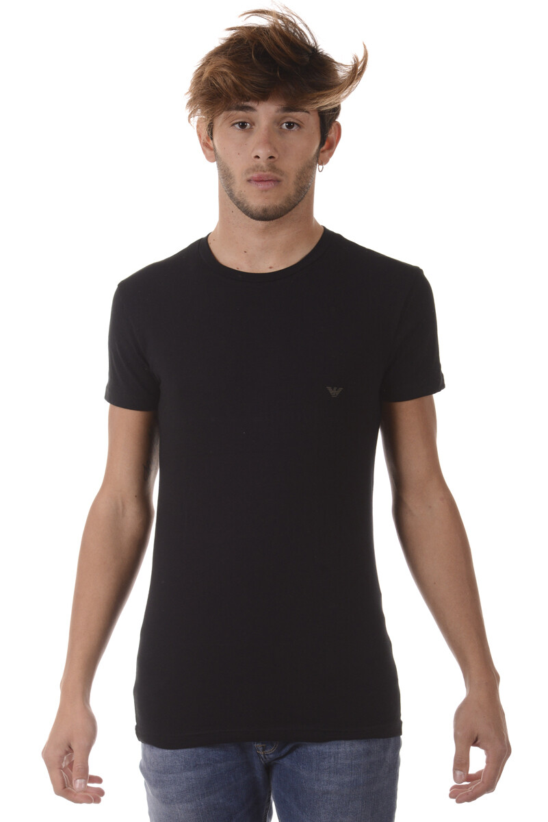 Футболка-свитшот Emporio Armani Мужская черная 1110357A725 20 Sz L СДЕЛАТЬ ПРЕДЛОЖЕНИЕ