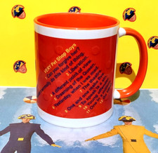 *REVISED* PET SHOP BOYS VERY [v.03 ORANGE] COFFEE MUG - EXCLUSIVE & LTD STOCK