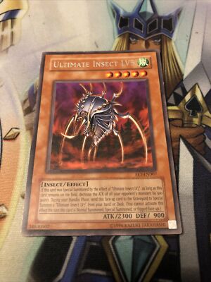 Yu-Gi-Oh! Ultimate Insect LV5 Rare FET-EN007 Heavily Played Unlimited ...