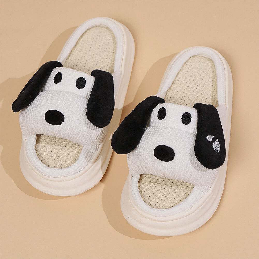 APL Pantofole da donna utili in peluche cucciolo simpatiche pantofole per cani antiscivolo per interno esterno