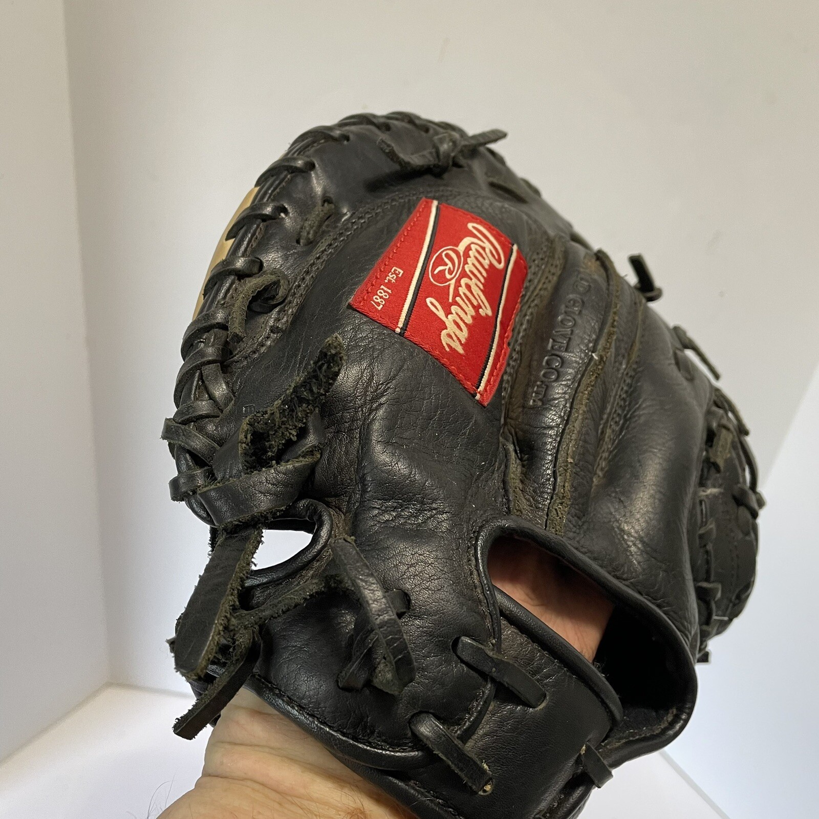 Rawlings Catchers Mitt Glove RCM30TMD 33” Lite Toe RHT Black Tan