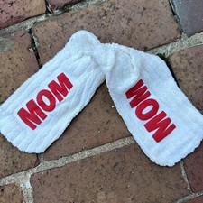 Vintage Terrycloth MOM Bootie Socks