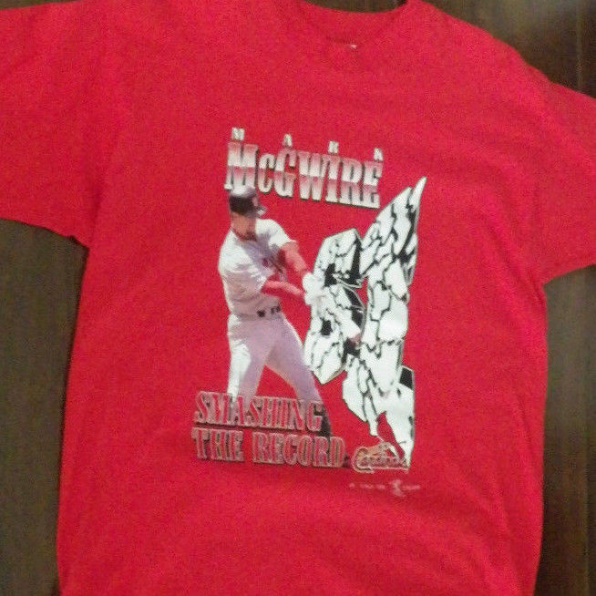 XL St. Louis Cardinals McGuire T Shirt Adult Fruit of Loom Record