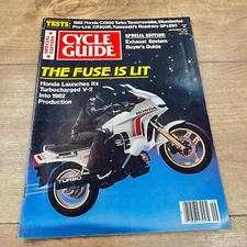 CYCLE GUDIE MAGAZINE / SEPTEMBER 1981 / HONDA CX500 WOODWISE XR200R