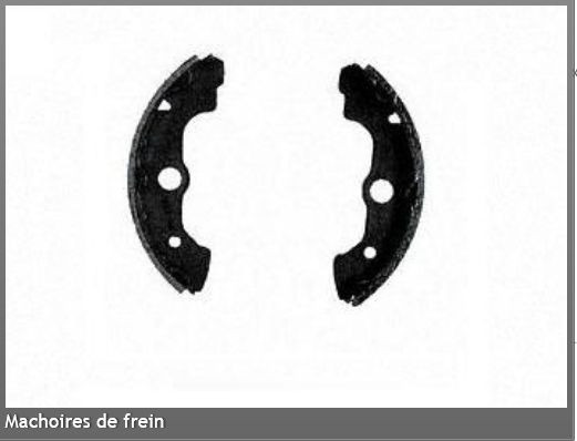 Mâchoires de frein avant HONDA TRX 500 FA corriger le manque de mordant 01-04