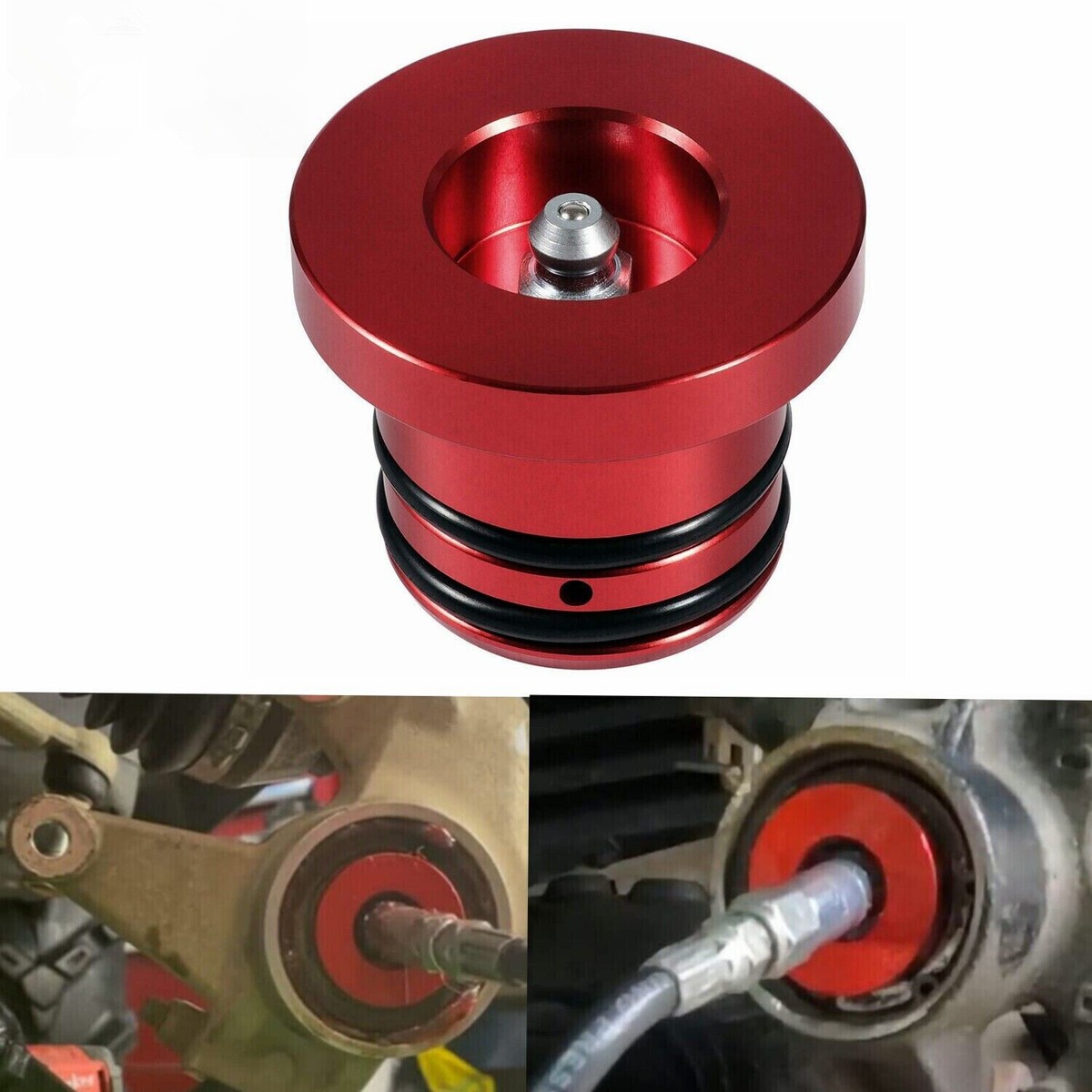 Front Rear Wheel Bearing Greaser Tool 25-1516 293350040 For Can-Am ATV UTV Red E - Foto 2