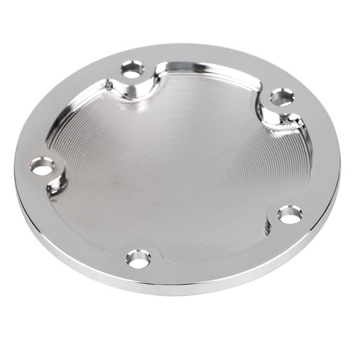 Round Horn Cover w/ 5 Hole Point Cover For Harley Softail Dyna Wide Glide FXDWG - Picture 22 of 22