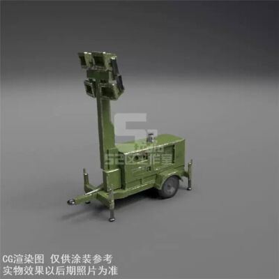 1/72 /144  Generator car model civil scene hangar model 3d printed Model Toy