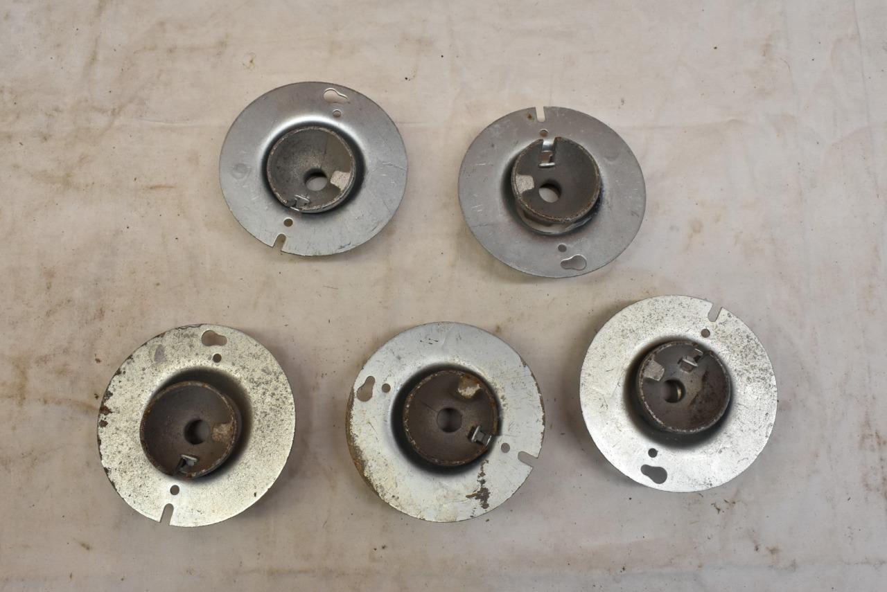 5 Vintage NEW APPLETON 8438R 8438R Swivel Hanger Cover Ceiling Light