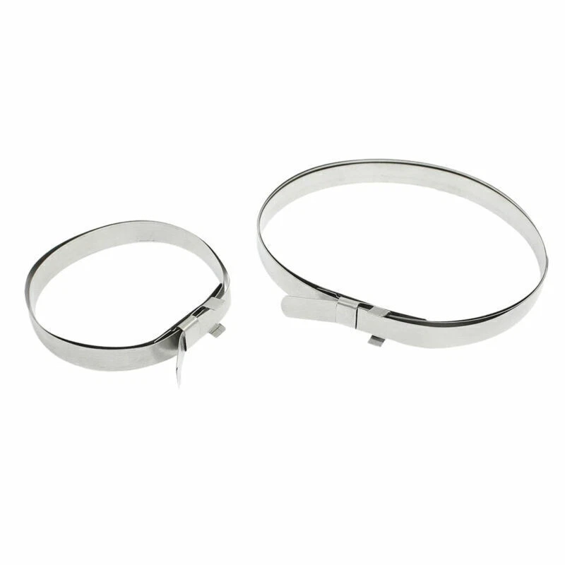 10 juegos de abrazaderas universales de arranque de eje de transmisión de acero inoxidable para arranque de junta CV Foto 4 de 4