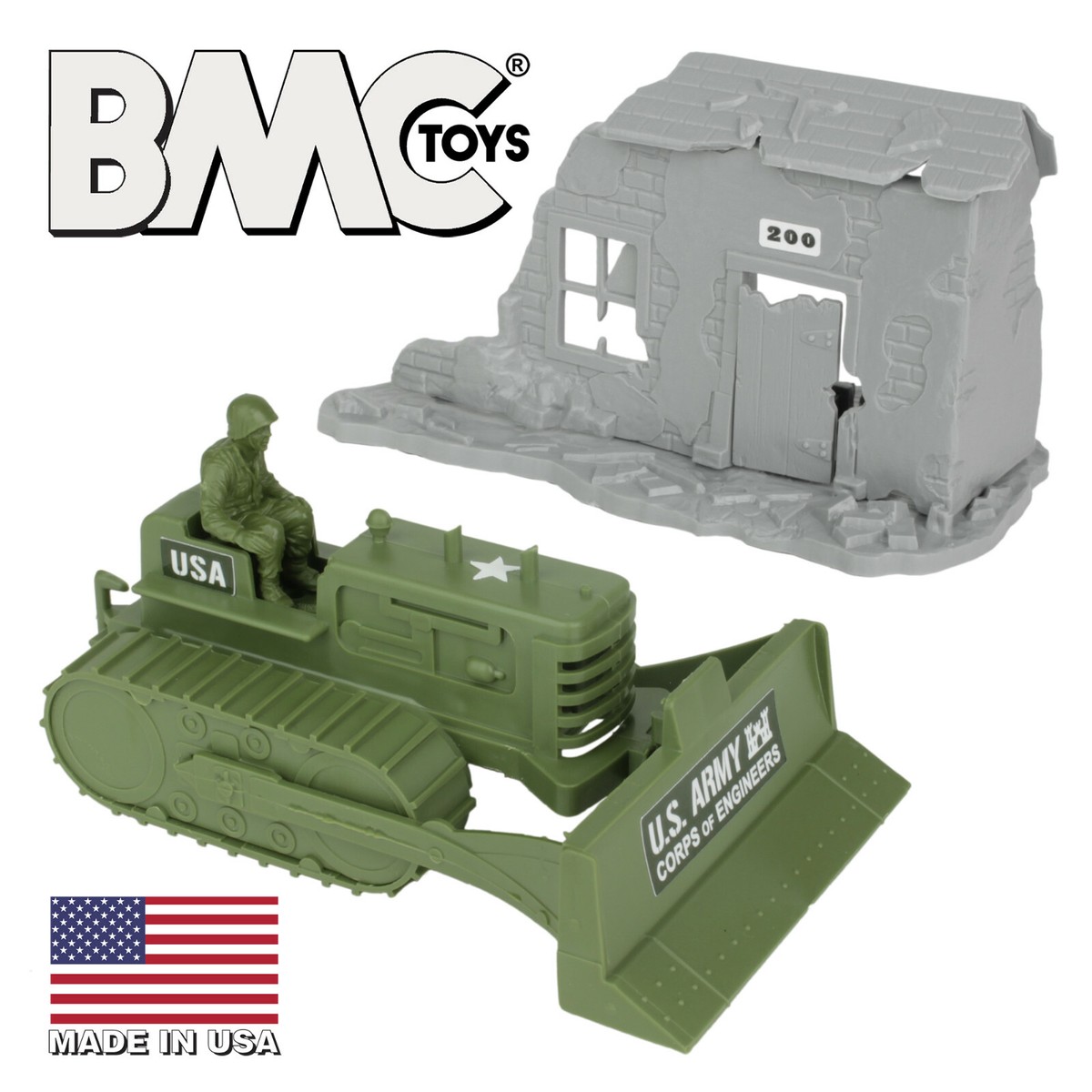 BMC Recast IDEAL Army CORPS OF ENGINEERS Bulldozer & Marx