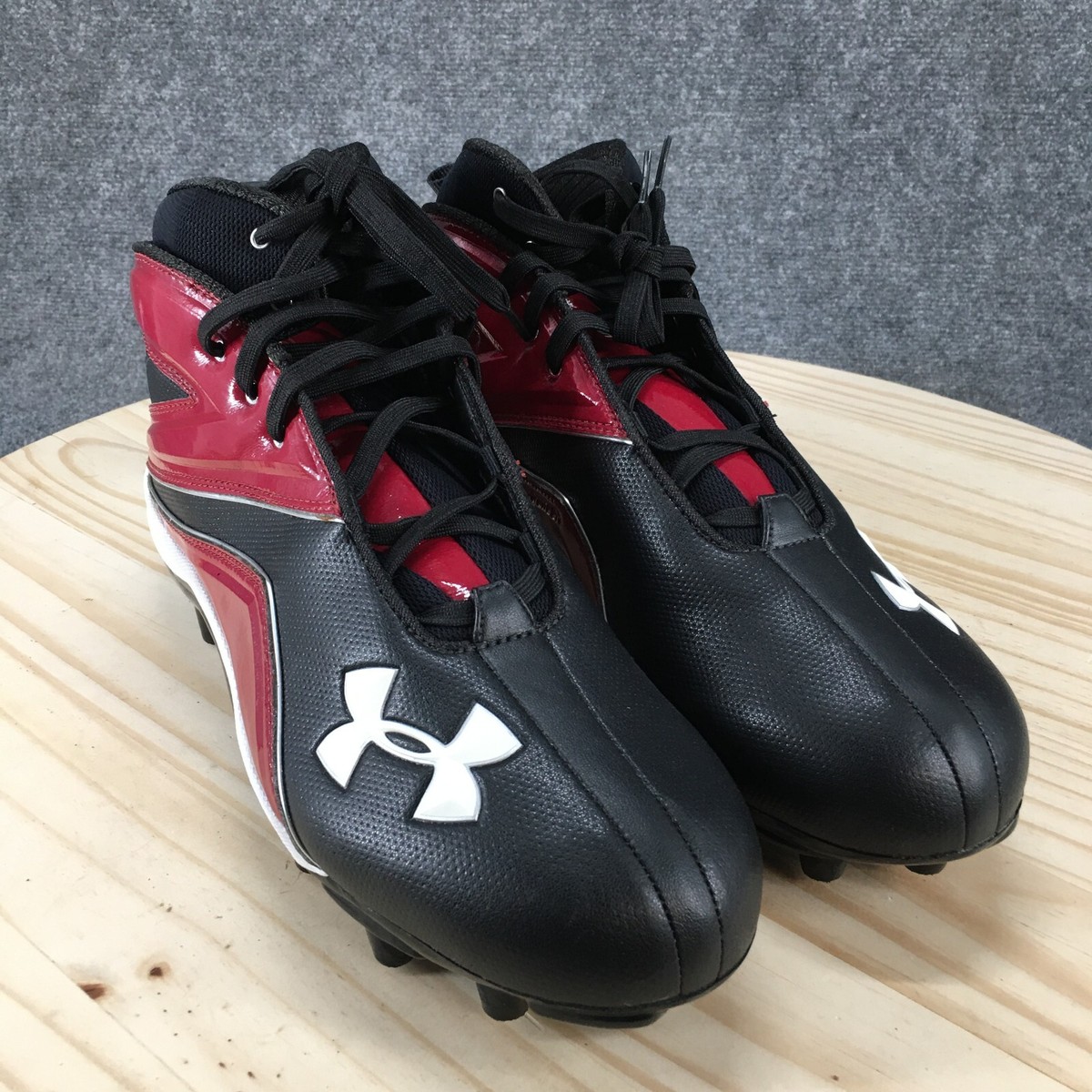 Run N Gun D Cleats - Under Armour 0063396573025-010_UA-M-LEADOFF  main image 3
