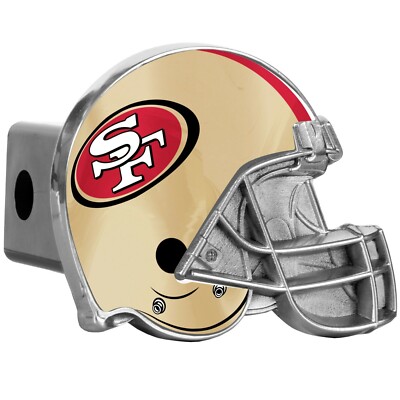 San Francisco 49ers Helmet 3D Polyurethane Domed Plastic Trailer Hitch Cover 2''