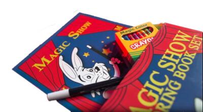 MAGIC SHOW Malbuch DELUXE SET (4-fach) von Murphy's Magic | Zaubertrick