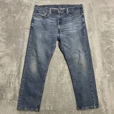 Levis 505 Jeans Mens 38x30 Blue Straight Leg Regular Fit Medium Wash Denim Pants