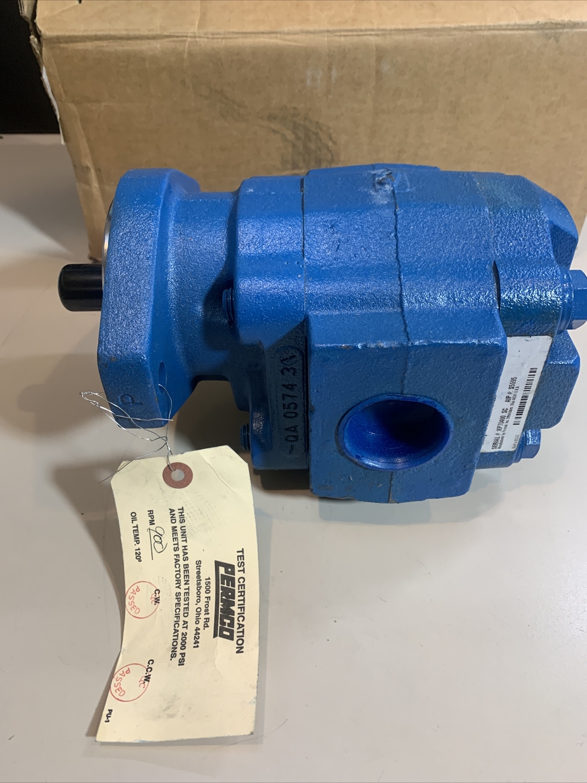 NEW Permco Hydraulic Pump P5000A586ADXQ2514 eBay