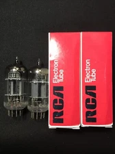 Matched PAIR RCA 12AX7A ECC83 Vintage AUDIO Amp VACUUM TUBES Tested NOS 8.8216