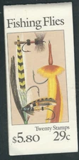 Scott # 2545/9...29 Cent...Fishing Flies...Booklet of 20