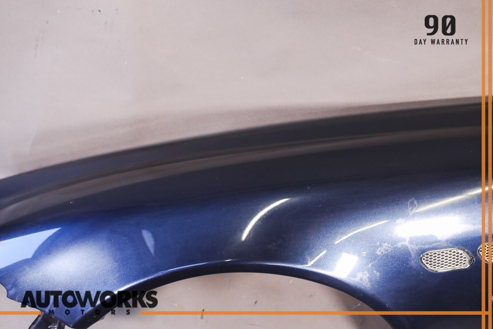 03-13 Maserati Quattroporte M139 Front Left Driver Side Fender Wing Blue OEM