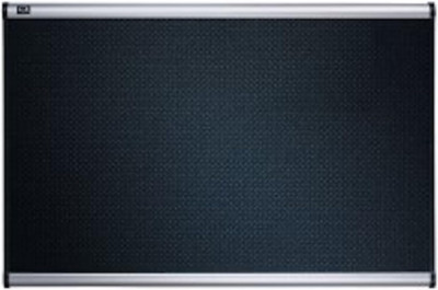 Bulletin Board, Foam, 4' X 3', Embossed, Hi-Density Fiberboard, Aluminum Frame, 