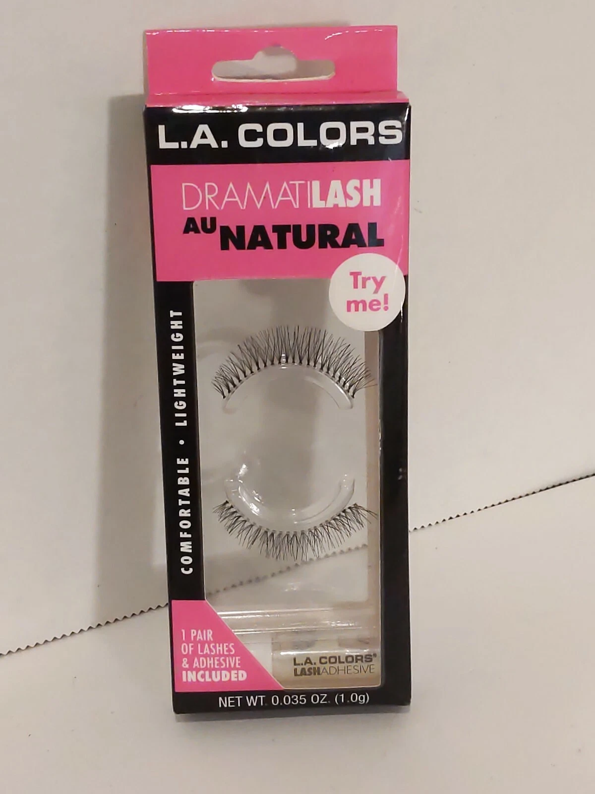 L.A. Colors Dramatilash Eyelashes Dramatilash Eye Lashes- Au Natural product package