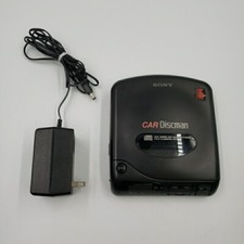 Sony Car Discman D-180K CD Player w AC Power Cord NOT WORKING for Parts / Repair