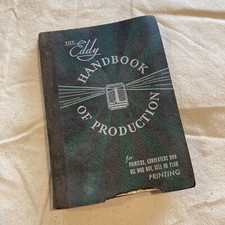 1944 Vintage E.B. Eddy Handbook of Printing Production Hull Quebec Canada