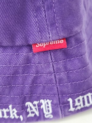 帽子 supreme Embroidered Brim Crusher Navy SM Buy Supreme