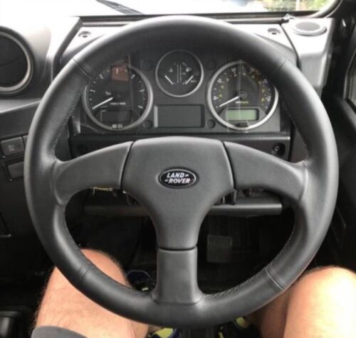 Land Rover Defender 90/110 92-97 MOMO NERO Black Steering Wheel Kit 1996+ - Picture 4 of 7