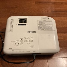 Epson PowerLite 95 LCD Projector H383A No Remote Only 41 Lamp Hours Tested Works