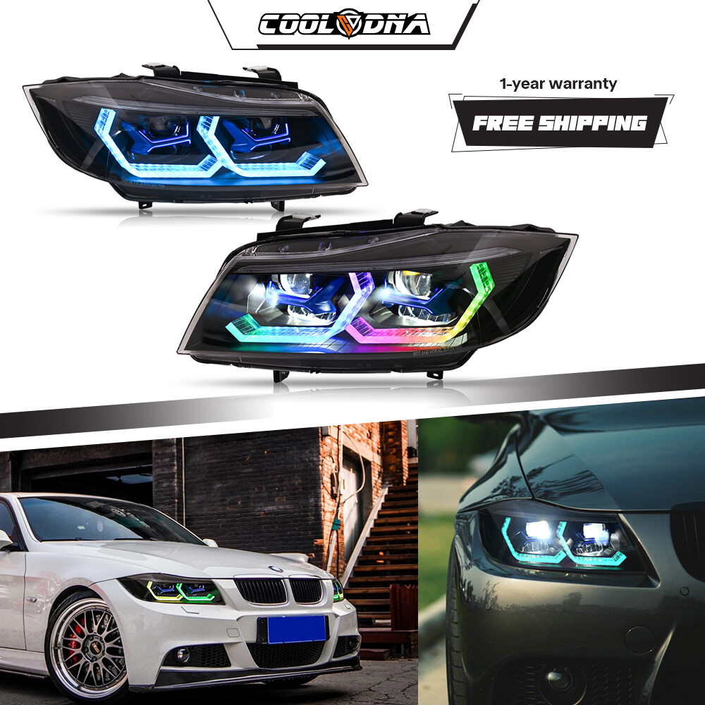 BMW E90 E91 前期 LED FULL LED Headlight For BMW E90 E91 2009-2012 RGB Head Front