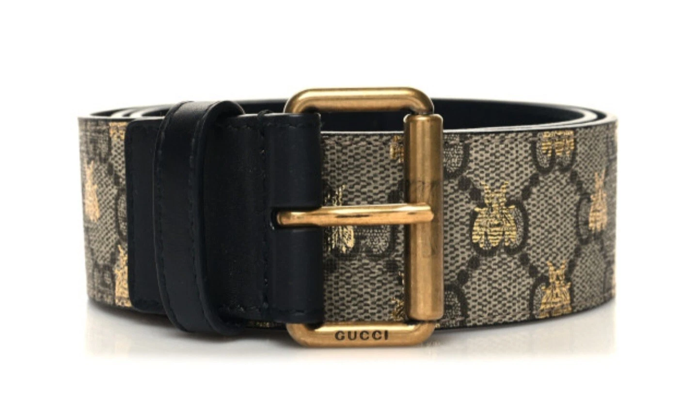 Ceinture Gucci Supreme Monogramme Abeilles Taille 90/36