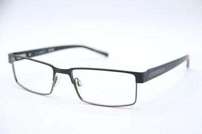 NAUTICA N7338 005 MATTE BLACK GUNMETAL AUTHENTIC DESIGNER FRAME EYEGLASSES 55-17