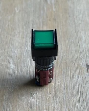 EAO 51.282.0252 MINI GREEN PUSH BUTTON 48V 1.2W