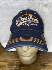 Vintage Pikes Peak Colorado Trucker Hat Baseball Cap Lid