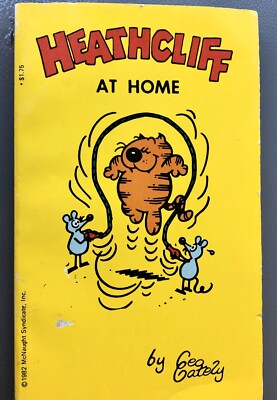 Vintage 1982 Heathcliff At Home by George Gately Paperback Used Very Good