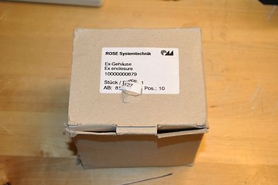 Rose Systemtechnik 10000000879 II2G/20 EEX PTB00ATEX1002 EX Enclosure 10250284