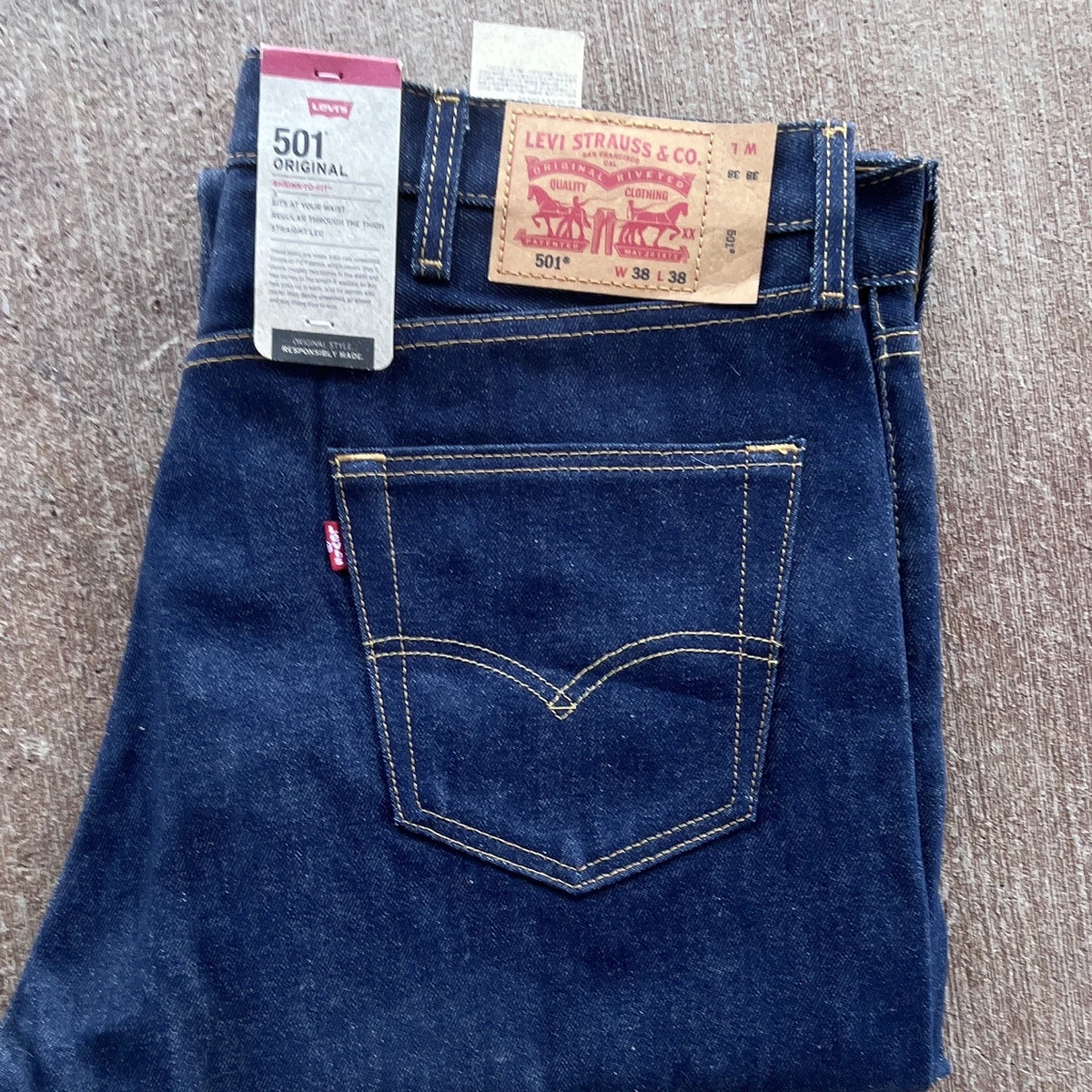 Levi's Blue Jeans Men's 38 in Inseam for sale | eBay
