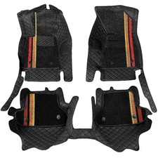 7PC 2-Schicht Auto Fußmatte für Audi A5 2017–2024 F5  Leder pvc Automatten