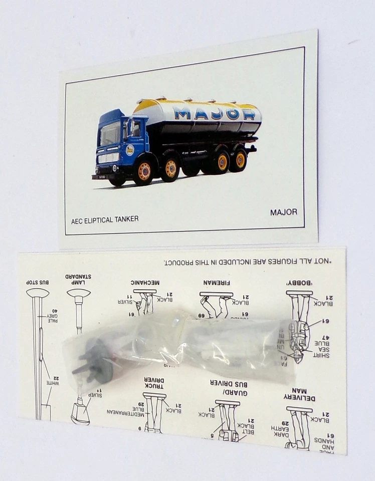 Corgi 1/50 Scale Diecast 97328 - AEC Eliptical Tanker Truck - Major - Image 4 of 4