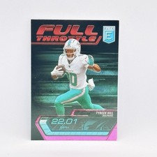 Tyreek Hill 2024 Panini Donruss Elite - Full Throttle Pink #1 Miami Dolphins