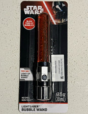 STAR WARS MINI LIGHTSABER BUBBLE WAND