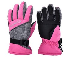 Kids Winter Snow Ski Gloves-3M Thinsulate Small Fits: 6 9years old Pink