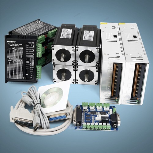 4 Axis CNC Kit ENGMATE Stepper Driver Nema23 2.75N.m Stepper Motor ...