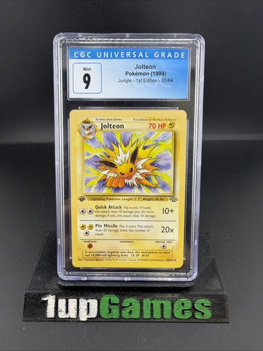 Jolteon (Unlimited) graded CGC 9 for sale on eBay